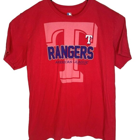 MLB Genuine Merchandise Other - Texas Rangers Mens Sz XL MLB Baseball Red Tee T Shirt Crew Neck Genuine Merch